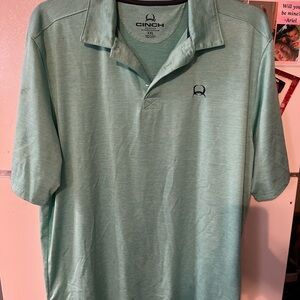 Cinch‎ Men's Green Polo Shirt